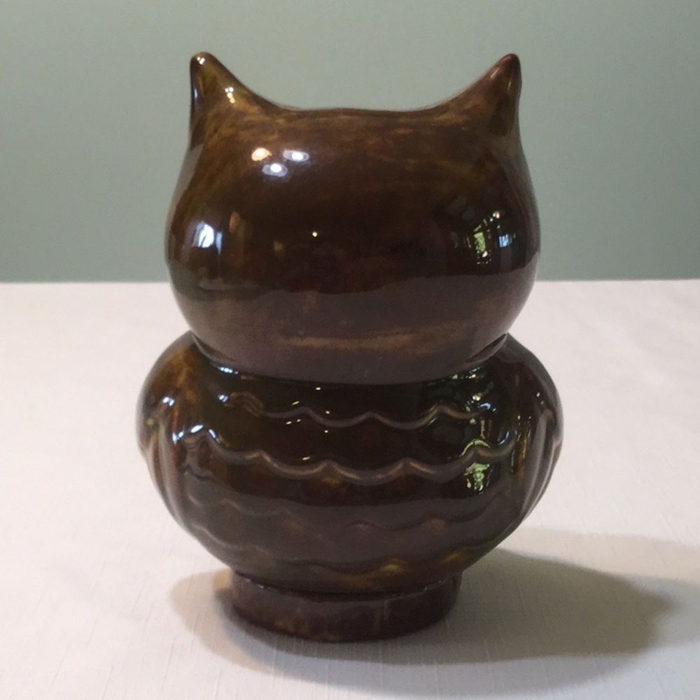 Vintage Handcrafted Ceramic Owl Bank by Starlight Workshop - Picture 3 of 7